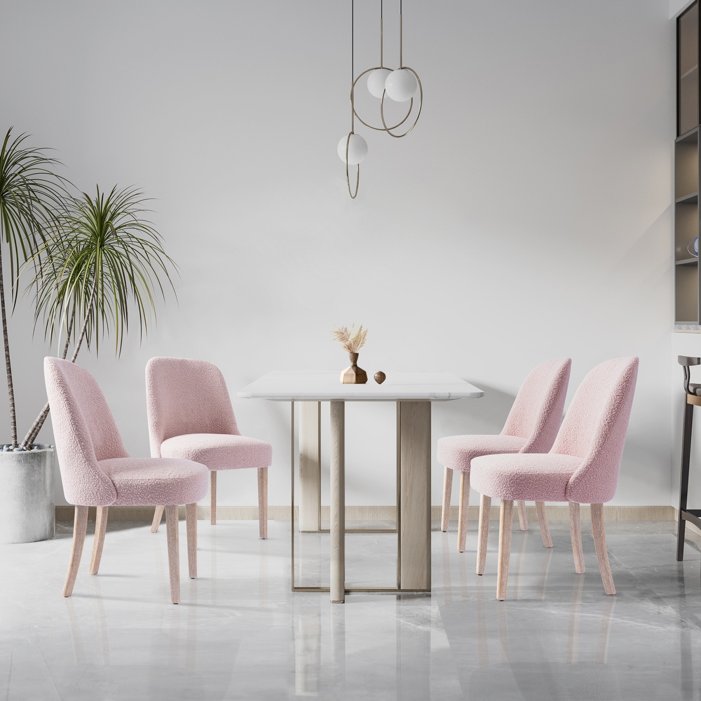 Baby pink dining chairs online