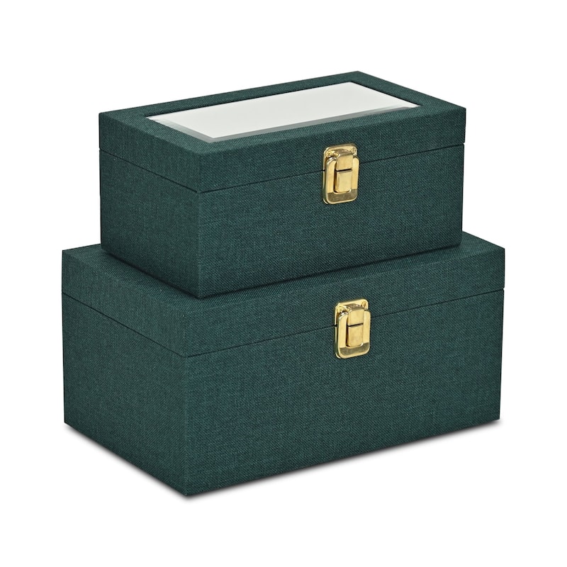 Canter Isle Linen Decorative Box Set
