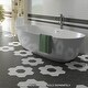 preview thumbnail 1 of 9, Merola Tile Hexatile Matte Blanco 7" x 8" Porcelain Floor and Wall Tile