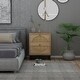 preview thumbnail 2 of 7, Natural Rattan 2 Drawer Side Table Display Rack for Bedroom Nightstand Side Table Bedroom Storage Drawer Bedside End Table