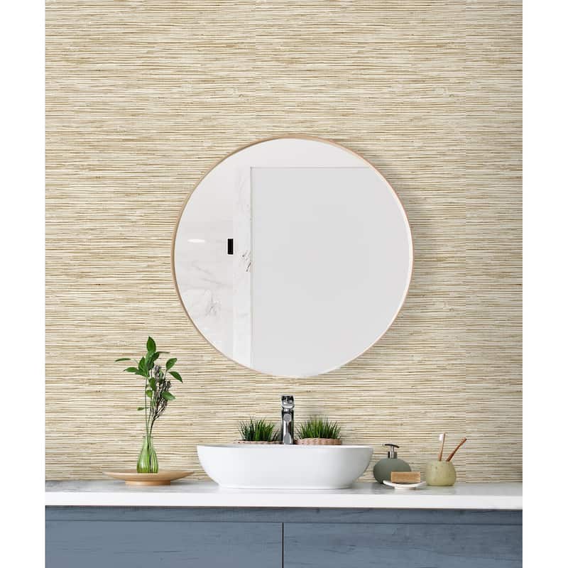 Stacy Garcia Home Faux Grasscloth Peel and Stick Wallpaper
