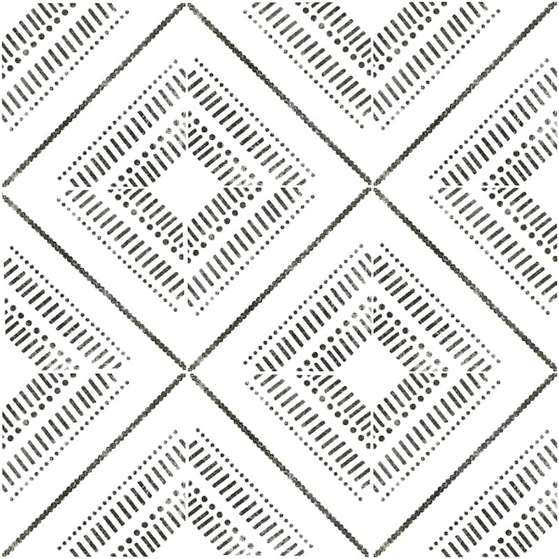 Ackland AKNPTAMA8X8M-CA Amara - 8" x 8" Porcelain Encaustic Floor and - Fiorelle