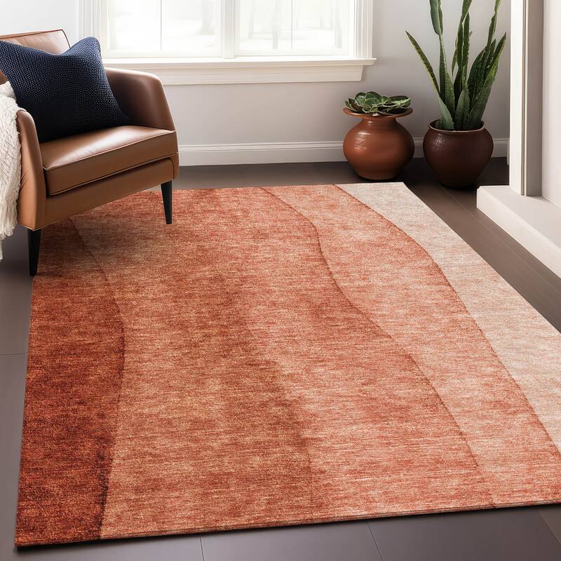 Premium Washable Super Soft Chunky Ombre Mayfield Rug