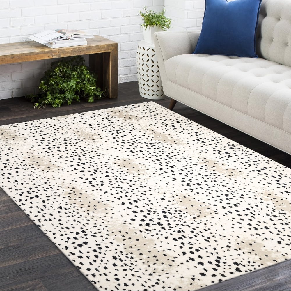 Overton Handmade Modern Contemporary Animal Print Area Rug
