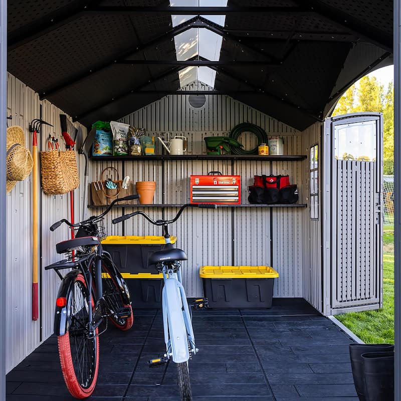 Lifetime 10 Ft. X 8 Ft. Dual Entry Outdoor Storage Shed (60467)