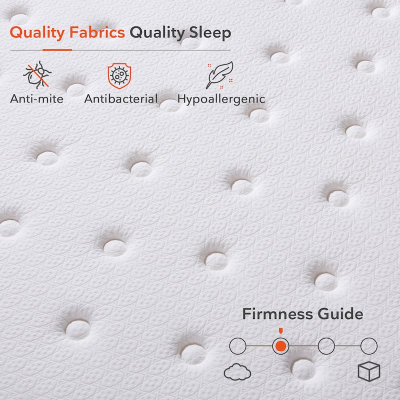 Sweetnight 10 inch Pocket Spring Hybrid Mattress in a Box