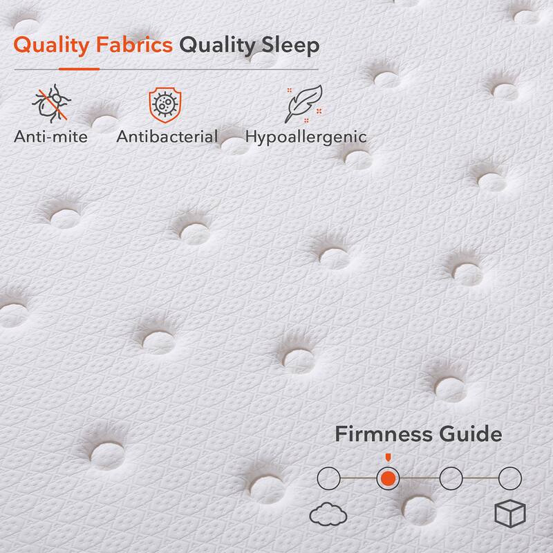 Sweetnight 12 inch Pocket Spring Hybrid Mattress in a Box