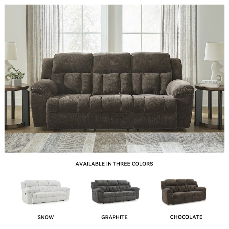 Signature Design by Ashley Frohn Reclining Sofa - 91"W x 40"D x 42"H