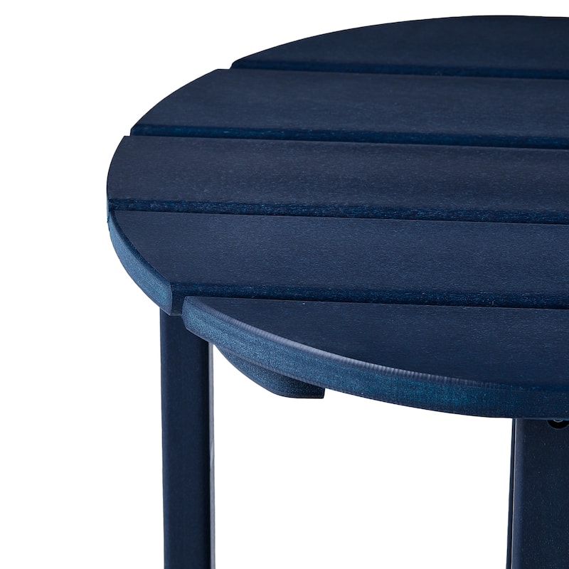 Polytrends Altura Eco-friendly All Weather Round 18" Side Table