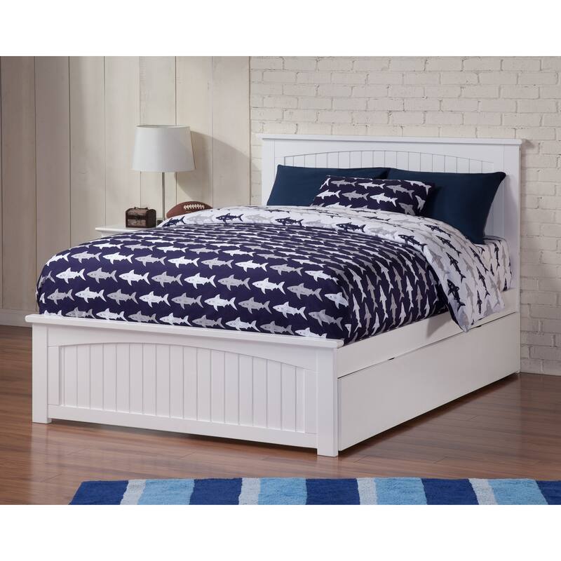 Nantucket Bed with Matching Footboard and Twin XL Trundle