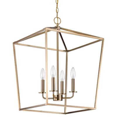Nuvo Lighting 60/7931 Emma 4 Light 17" Wide Taper Candle Pendant