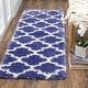 preview thumbnail 17 of 99, SAFAVIEH Montreal Shag Sadia 2-inch Thick Rug 2'3" x 7' Runner - Periwinkle/Ivory - Runner