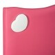 preview thumbnail 12 of 15, Full Size Upholstered Platform Bed with Trundle and Heart Shaped Decoration in Dark Pink