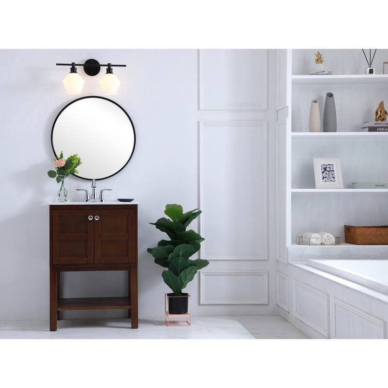 Gerald 2-Light Wall Sconce - 19.1/10.2 - 19.1/10.2