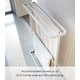 preview thumbnail 12 of 11, Yamazaki Home Bath Towel Hanger, Steel, Holds towels up to 24.5" x 58", Holds 2.2 lbs - L 5.91 x W 25.59 x H 29.53 inches