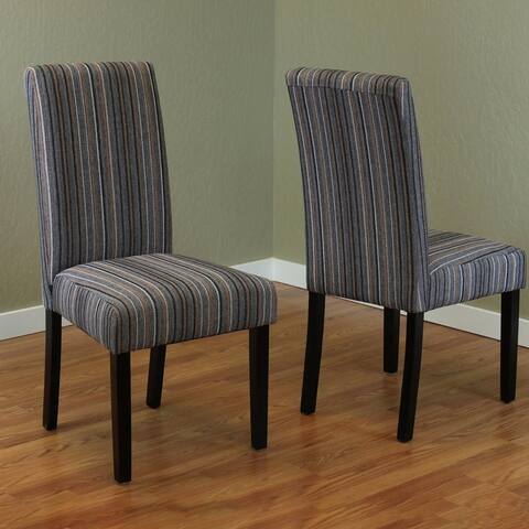 Monsoon Seville Stripe Fabric Dining Chairs (Set of 2)