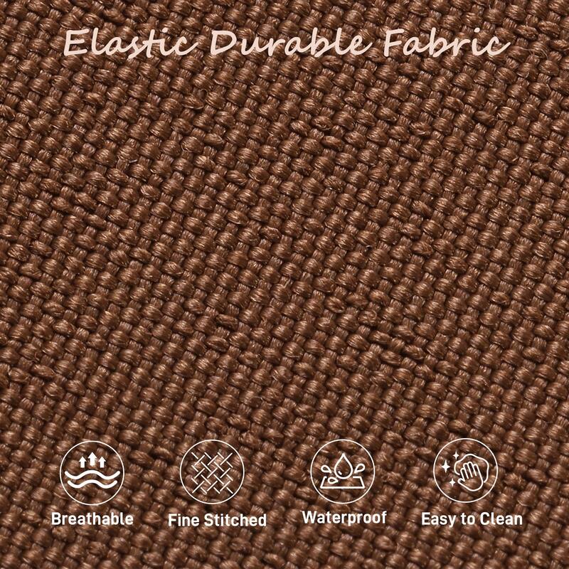 Ainfox Patio Double Outdoor Rocking Chair Bench Loveseat with Cushions