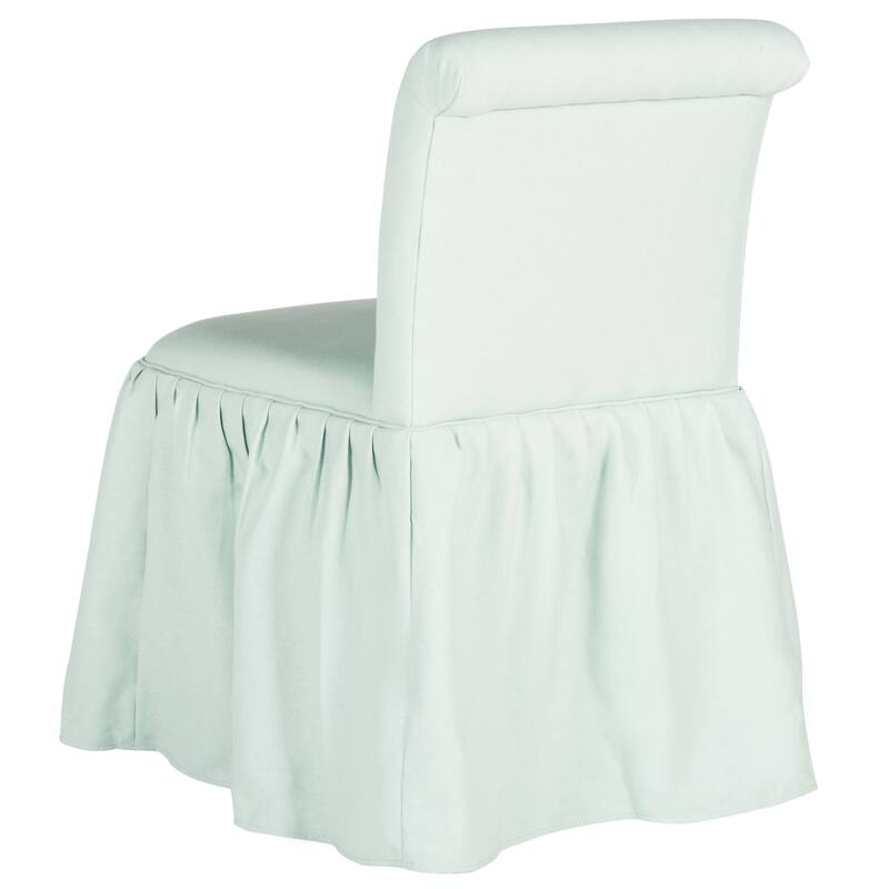 SAFAVIEH Kizzy Linen Vanity Chair - 19.7" x 23.6" x 31.9" - 20Wx24Dx32H