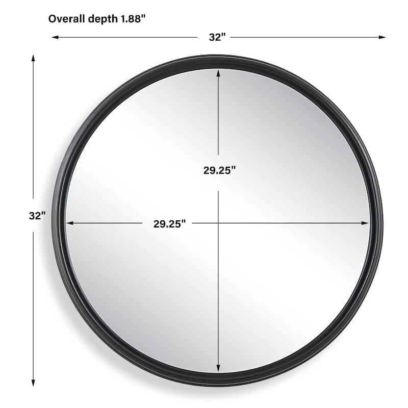Copper Grove Aluminum Round Mirror
