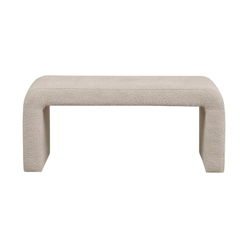 INK+IVY Steve Boucle Waterfall Bench