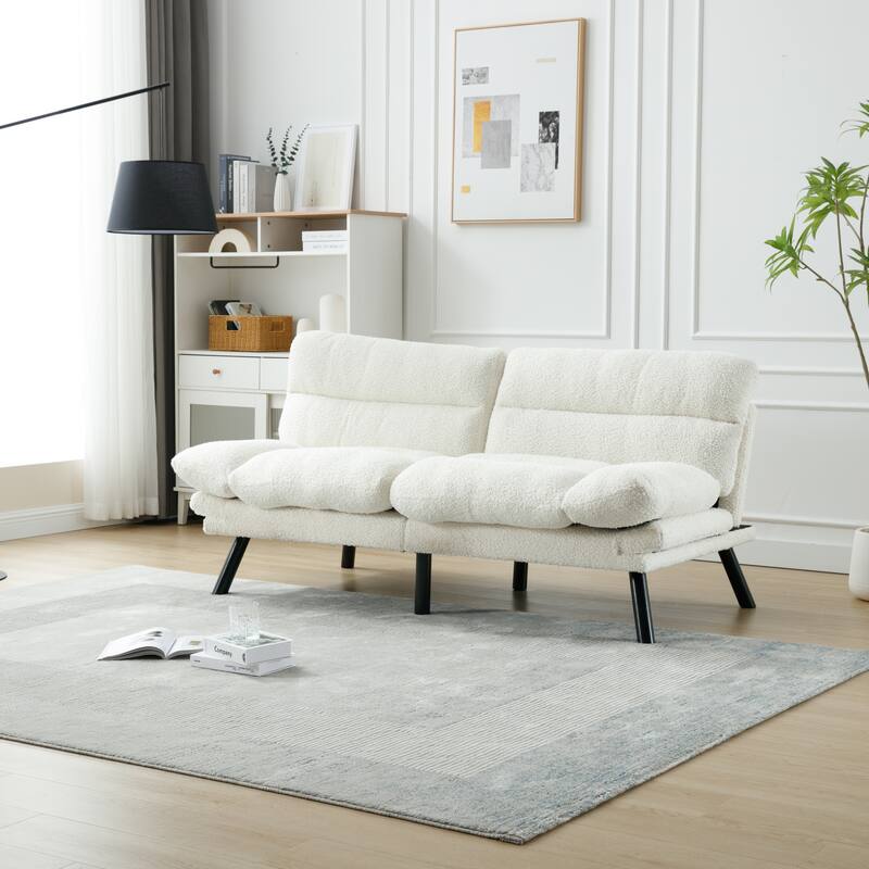 Sofa With Thick Cushion,Sofa Bed,Sleeper Sofa With Metal Feet