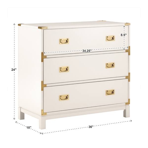 Kedric Gold Accent Campaign Dresser by iNSPIRE Q Junior