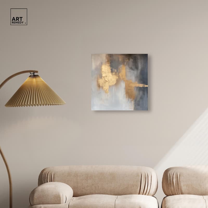 Golden Imprint Canvas by Art Remedy, Gallery Wrapped