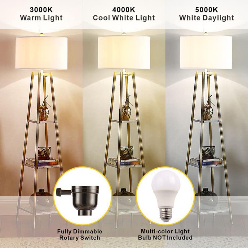 ROSEN GARDEN Floor Lamp, Standing Reading Light