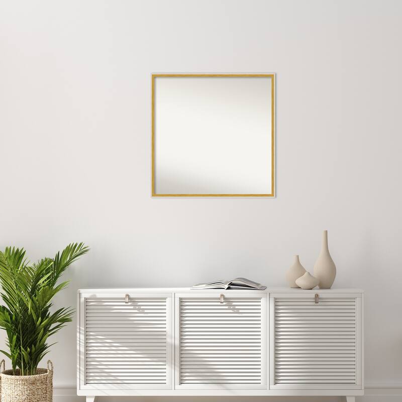 Paige Non-Beveled Wood Framed Wall Mirror