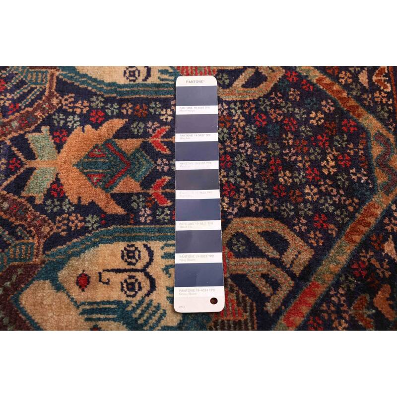 ECARPETGALLERY Hand-knotted Teimani Dark Navy Wool Rug - 3'8 x 6'5