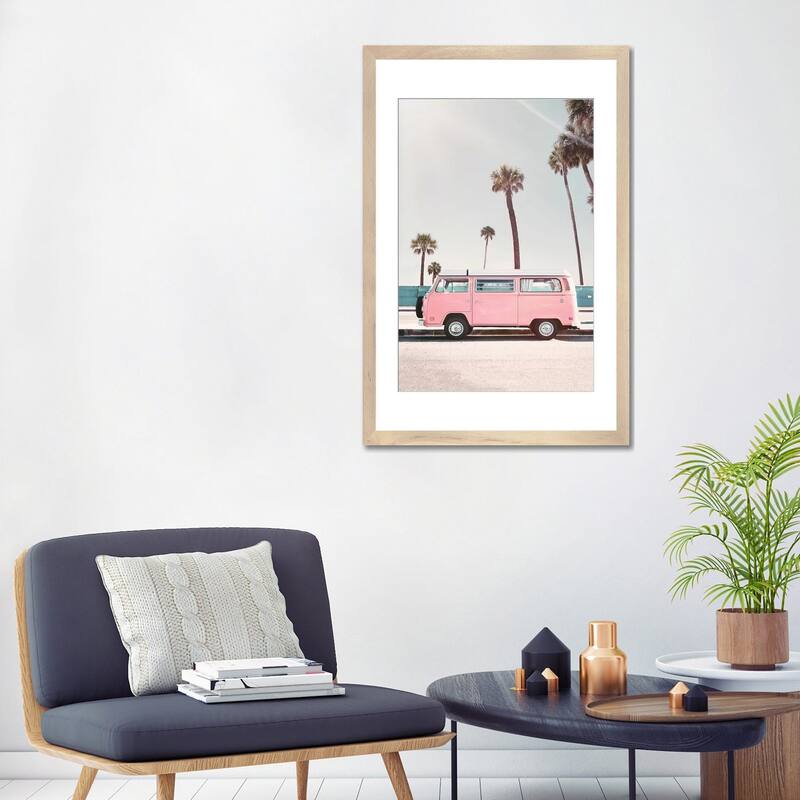 iCanvas "Pink Van" by Sisi & Seb PFA