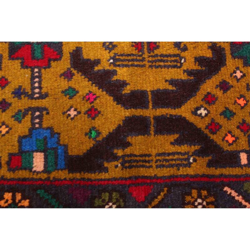 ECARPETGALLERY Hand-knotted Teimani Olive Wool Rug - 2'8 x 4'2