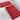 2 Piece Set Red Soft Cozy Plush Chenille Bath Mat Bathroom Rug