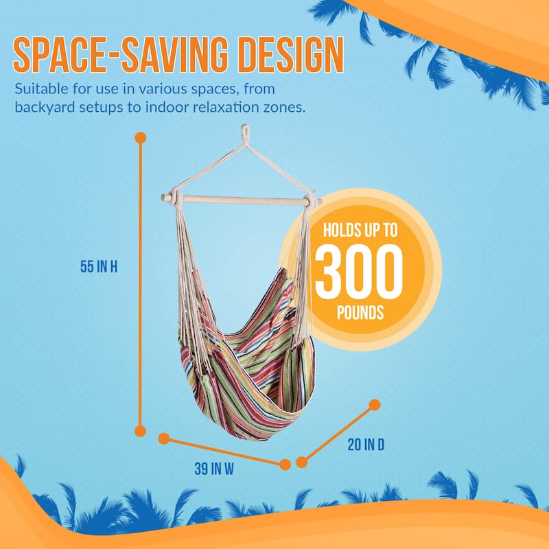 Island Retreat Boho Breeze Swinging Bungalow Chair