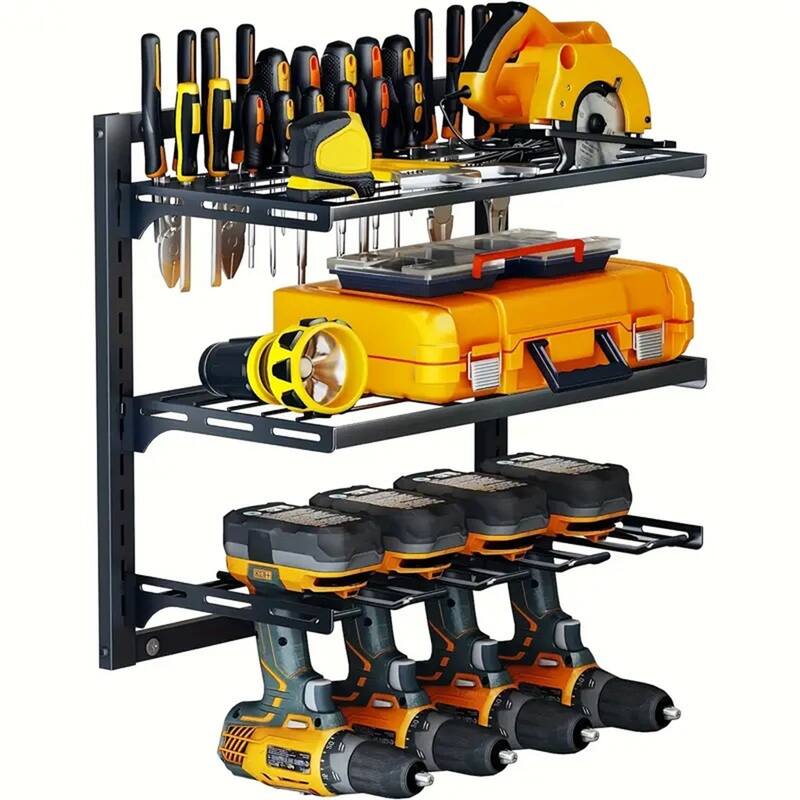 3-Tier Adjustable Garage Storage Rack