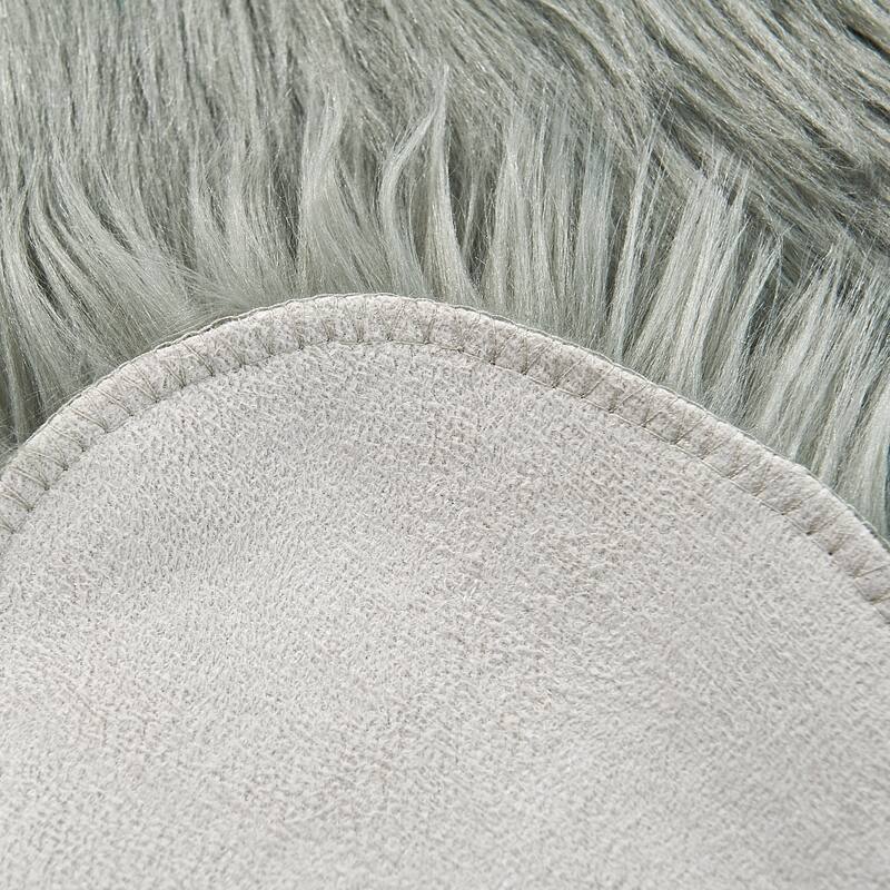 Serenta Shag Sheepskin Silky FauxFur Area Rug Sofa Decor - 24" x 36" - 24" x 36"