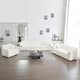 Option White 3-Seater Sofa+2-Seater Sofa+Accent Chairs