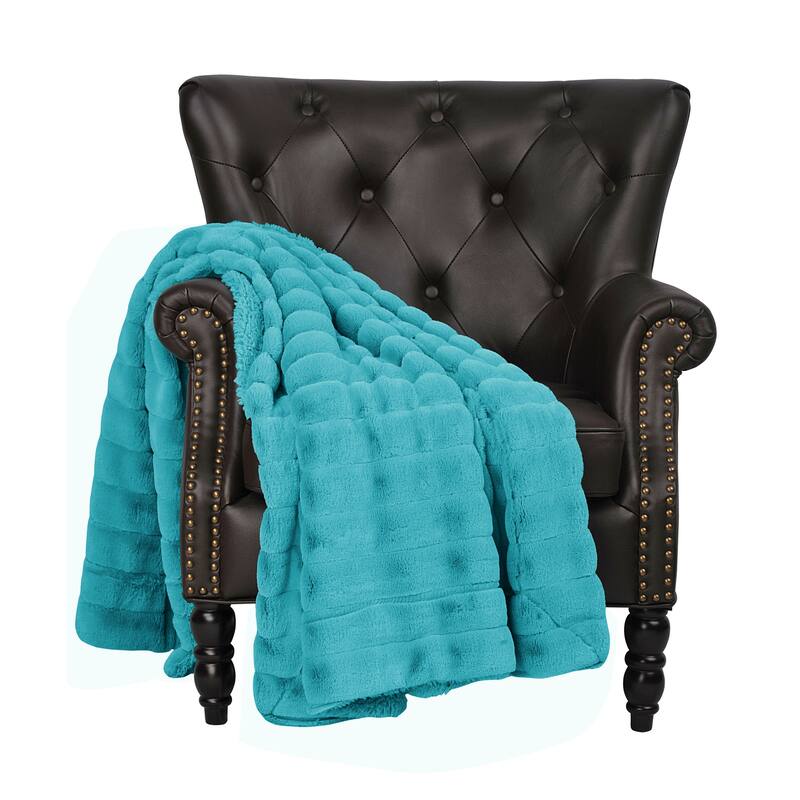 Supermink Decorative Fauxfur Throw 60'' x 80''