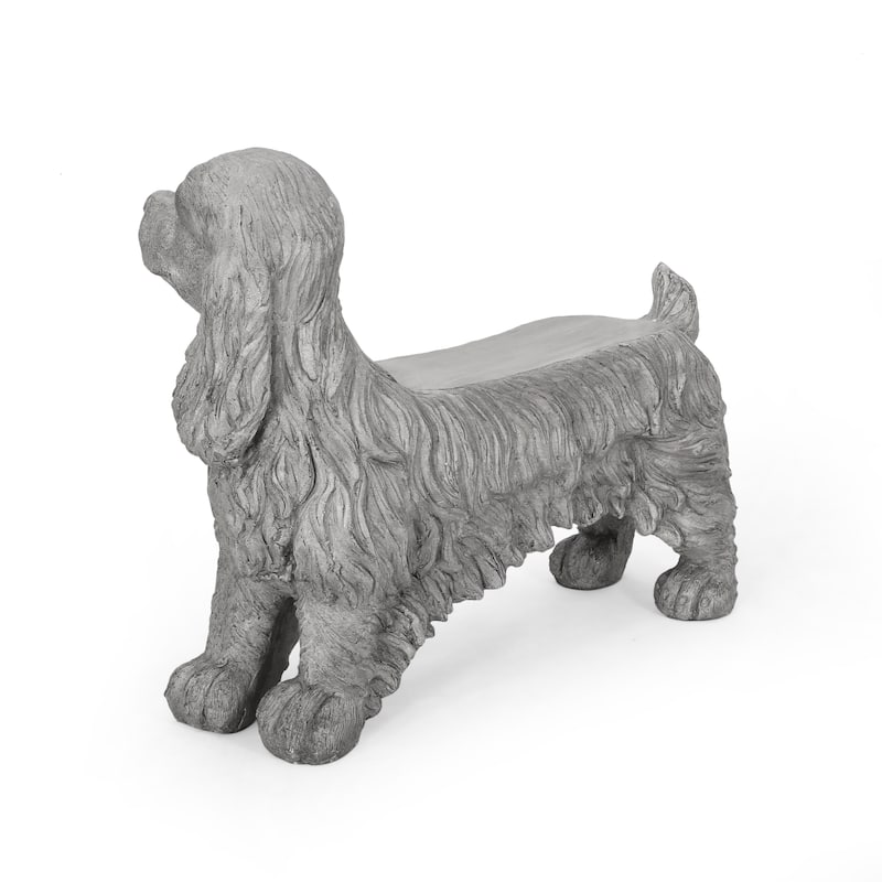 Carlysle Cocker Spaniel Dog Bench by Christopher Knight Home - N/A