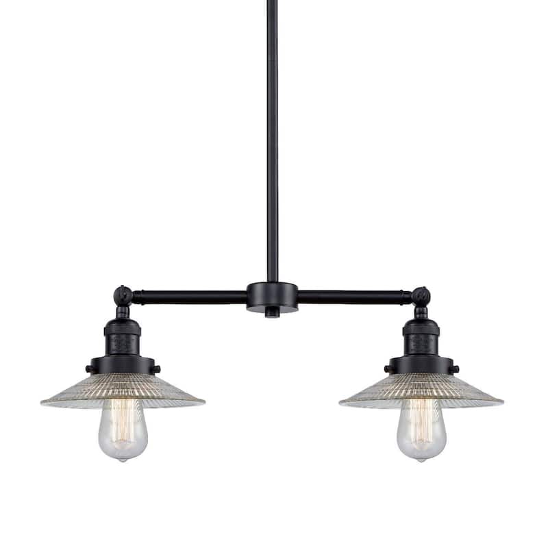 Innovations Lighting Halophane 2 Light 21" Wide Linear Chandelier