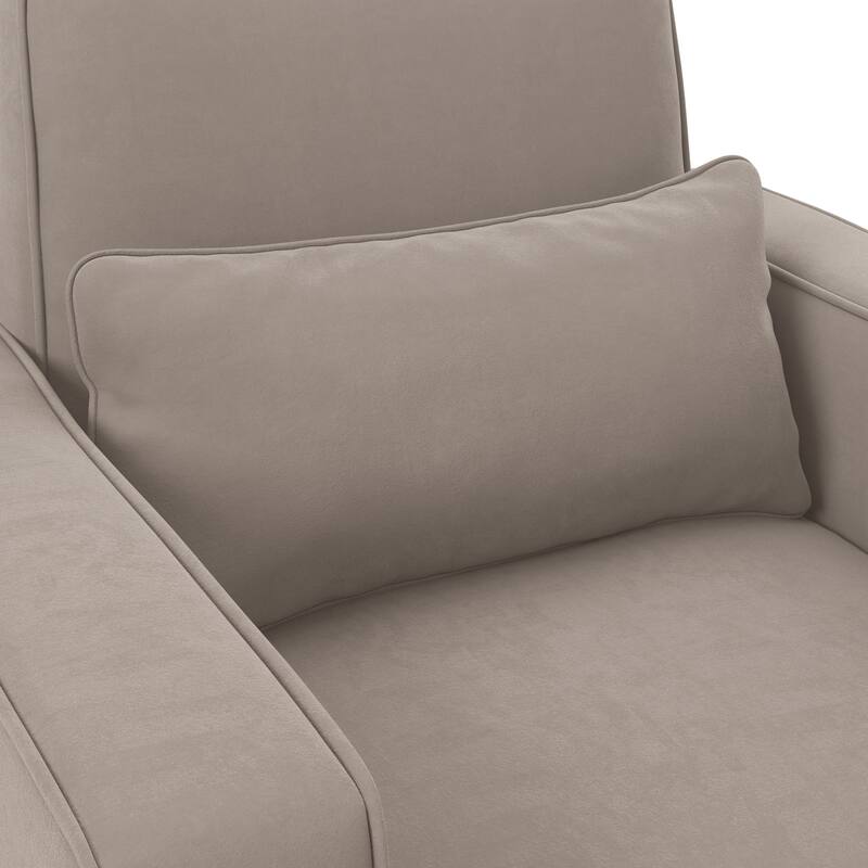Bush Furniture Stockton Living Room Accent Chair with Ottoman Set
