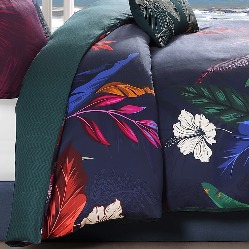 Bebejan Paradise 100% Cotton Sateen 5 Piece Reversible Comforter Set