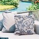 preview thumbnail 13 of 34, Decorative Indoor Outdoor Weatherproof Throw Pillows Cushions with Inserts – 18x18 Inches - 18''X18''
