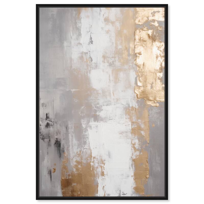 Woven Reminiscence III Canvas by Art Remedy - Black - 20" x 30"