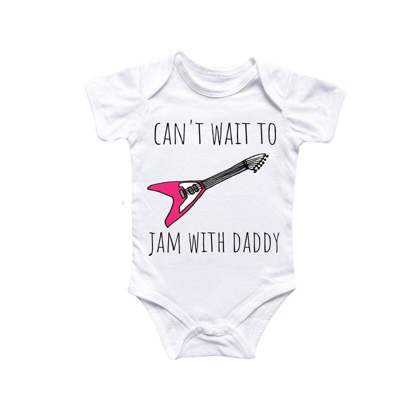Guitar Band - Baby Boy Girl Clothes Infant Bodysuit Funny Cute Newborn 2 - White - Newborn