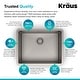 preview thumbnail 4 of 24, KRAUS Standart PRO Stainless Steel 23 inch Undermount Kitchen Sink