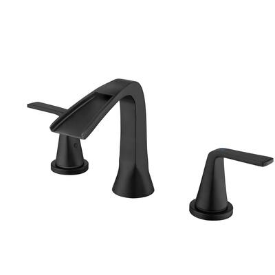 Rbrohant Widespread Double Handle Bathroom Faucet With Waterfall Spout
