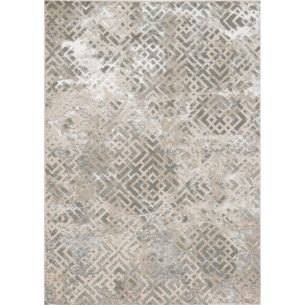 Porch & Den Corrine Distressed Marble Rug