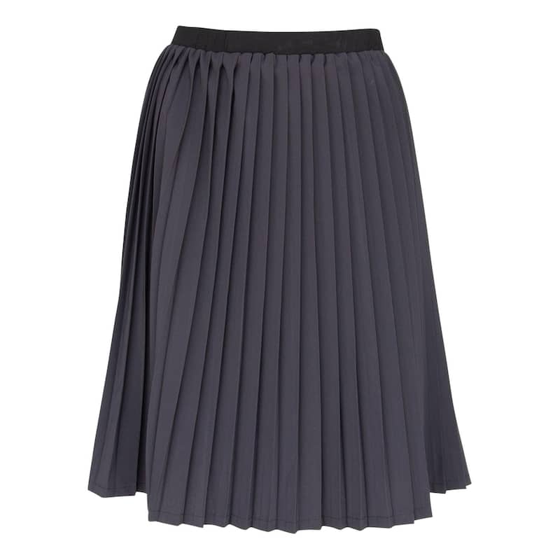 Luxe Black Pleated Skirt - S