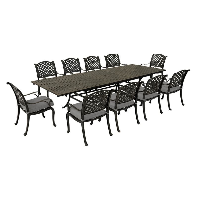 South Ponto 11-piece Aluminum Dining Set by Havenside Home